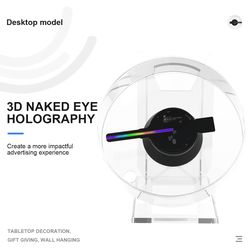 mini 3d hologram fan projector