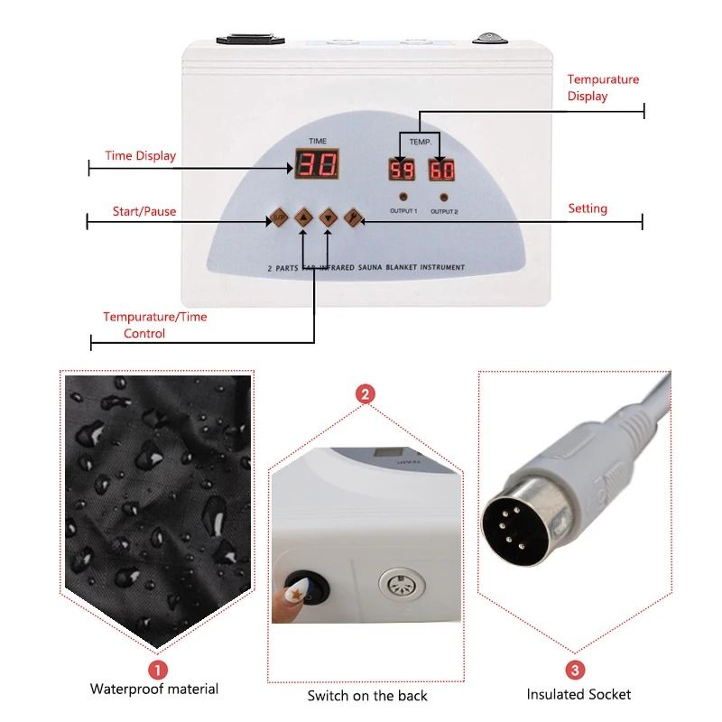 Infrared Detox Steam Massage Blanket 3