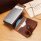 Slim Genuine Leather Mens Wallet With Coin Purse Card Slots 0