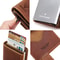 Slim Genuine Leather Mens Wallet With Coin Purse Card Slots 4