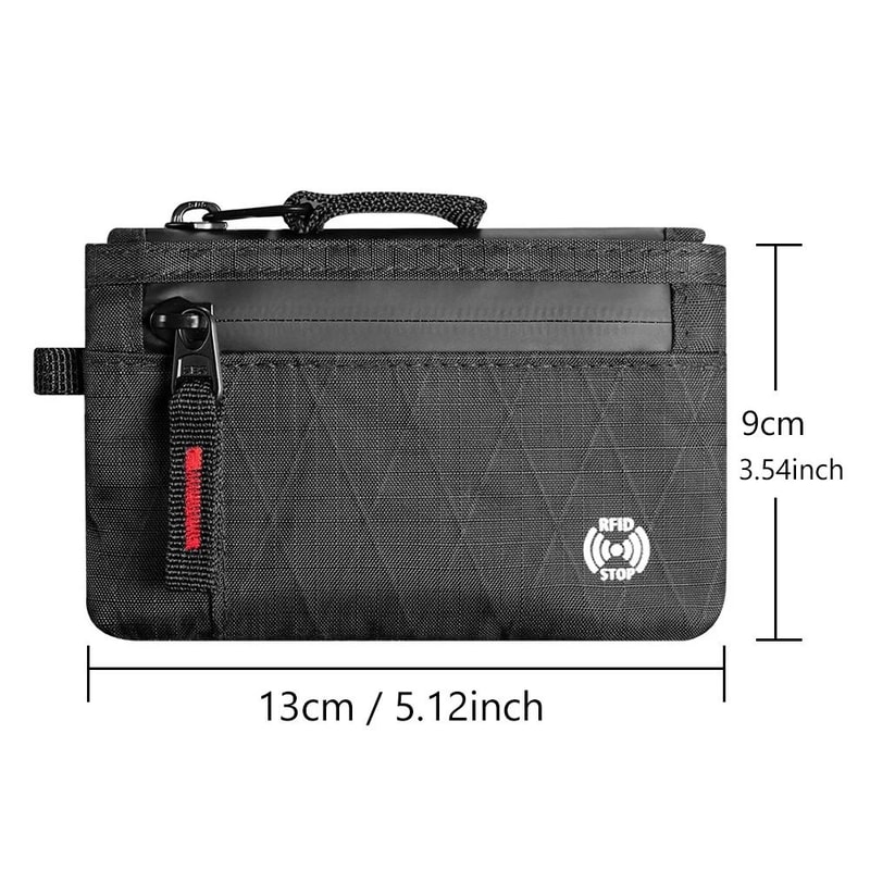 Tactical RFID Blocking Wallet Money Clip Organizer 4