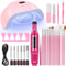 Professional USB Electric Nail Drill Nail Lamp Starter Kit 9