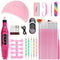 Professional USB Electric Nail Drill Nail Lamp Starter Kit 8