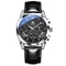 Elegant Mens Waterproof Quartz Watch With Leather Strap 9