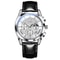 Elegant Mens Waterproof Quartz Watch With Leather Strap 10