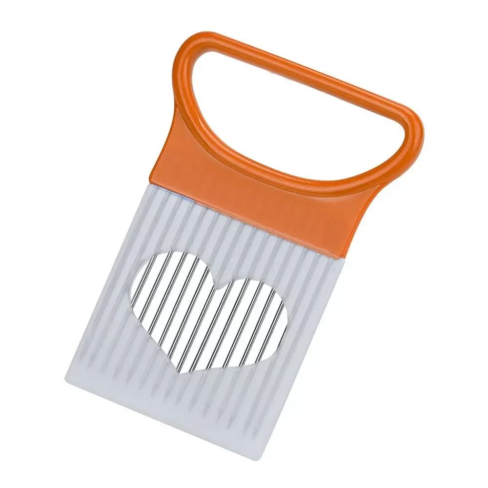 Stainless Steel Onion Slicer And Vegetable Holder For Easy Cutting 6