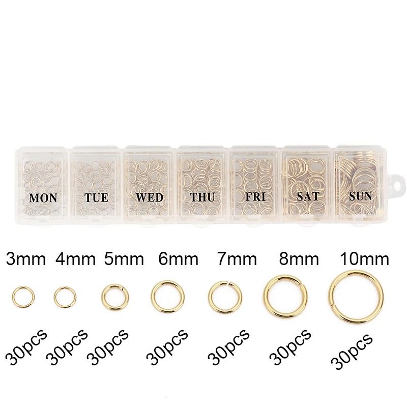 Jewelry Making Kit With Jump Rings Clasps And Earring Hooks 11