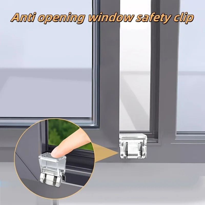 Sliding Window Safety Lock Clips For Home Security And Screen Fixing 2