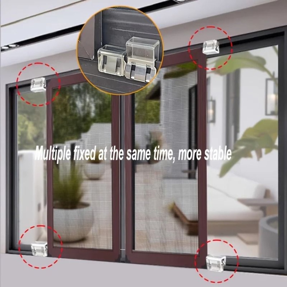 Sliding Window Safety Lock Clips For Home Security And Screen Fixing 5