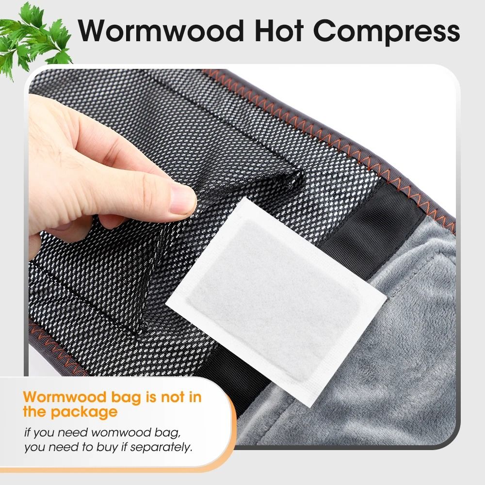 Cordless Heated Waist Belt Massager For Lumbar Decompression And Muscle Relief 4