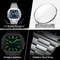 Square Quartz Mens Watch With Luminous Display And Date Week Function 2