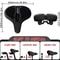 Oversized Bicycle Saddle With Shock Absorption And Soft Seat Cushion 2
