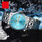 Diamond Accent Quartz Watch With Dual Calendar And Roman Dial 0