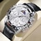 Mens Moon Phase Skeleton Watch With Luminous Hands 7