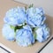 Artificial Rose Peony Bouquet With 5 Large Blooms 8