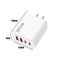 120W 4 Port USB Type C Fast Charging Wall Adapter With Data Cable 8