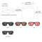 Polarized Sports Sunglasses With TR90 Frame For Cycling Driving And Fishing 3