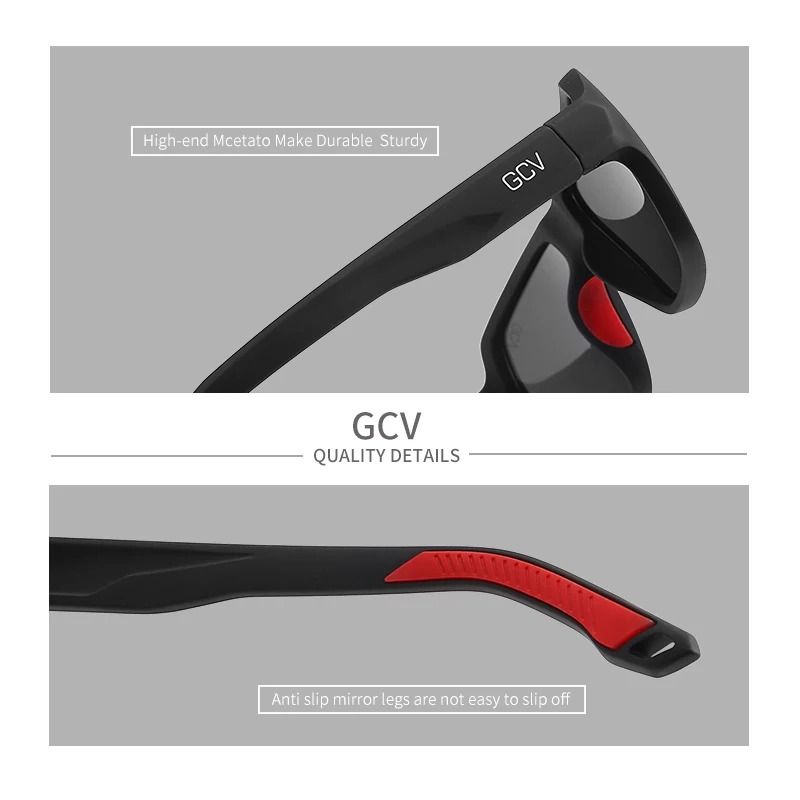 Polarized Sports Sunglasses With TR90 Frame For Cycling Driving And Fishing 4