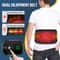 Cordless Heated Massage Pad Belt With Red Light Therapy 1
