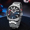 Mens Sports Chronograph Quartz Watch With Stainless Steel Case 5