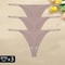 3 Pack Seamless Thong Underwear For Women Low Waist Bikini Panties 7