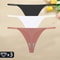 3 Pack Seamless Thong Underwear For Women Low Waist Bikini Panties 11