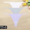 3 Pack Seamless Thong Underwear For Women Low Waist Bikini Panties 16