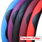 Carbon Fiber PU Leather Steering Wheel Cover 145 To 15 Inches 4