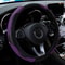 Carbon Fiber PU Leather Steering Wheel Cover 145 To 15 Inches 6