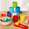 Montessori Wooden Color Sorting Cups Educational Toy 1