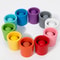 Montessori Wooden Color Sorting Cups Educational Toy 3