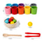 Montessori Wooden Color Sorting Cups Educational Toy 5