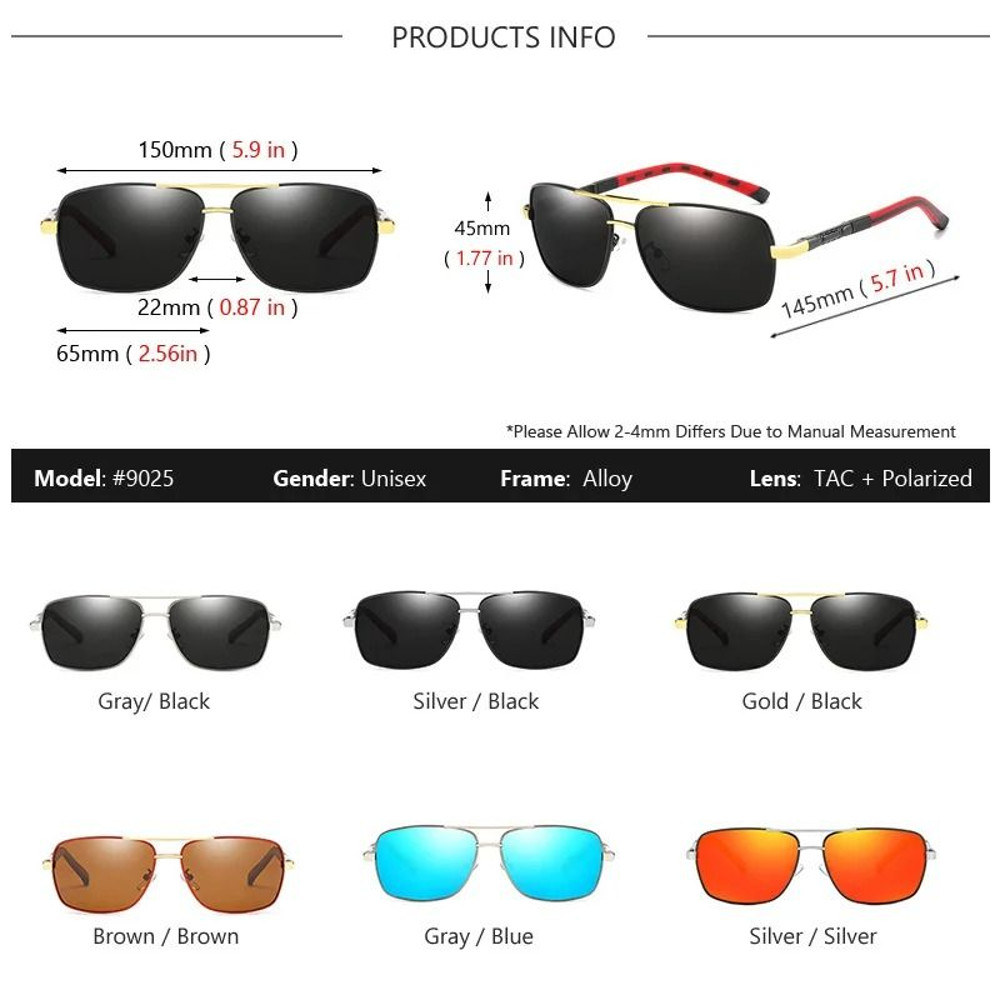 Polarized Mirrored Sunglasses UV400 For Men  Women 3