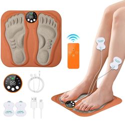 ems foot massage mat with multiple modes & levels