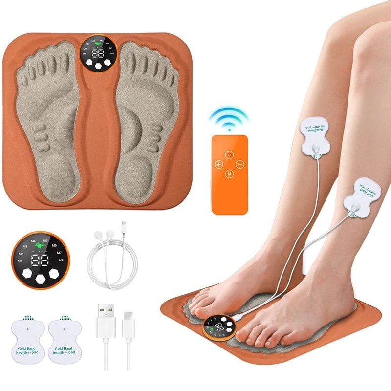 EMS Foot Massage Mat With Multiple Modes Levels 0