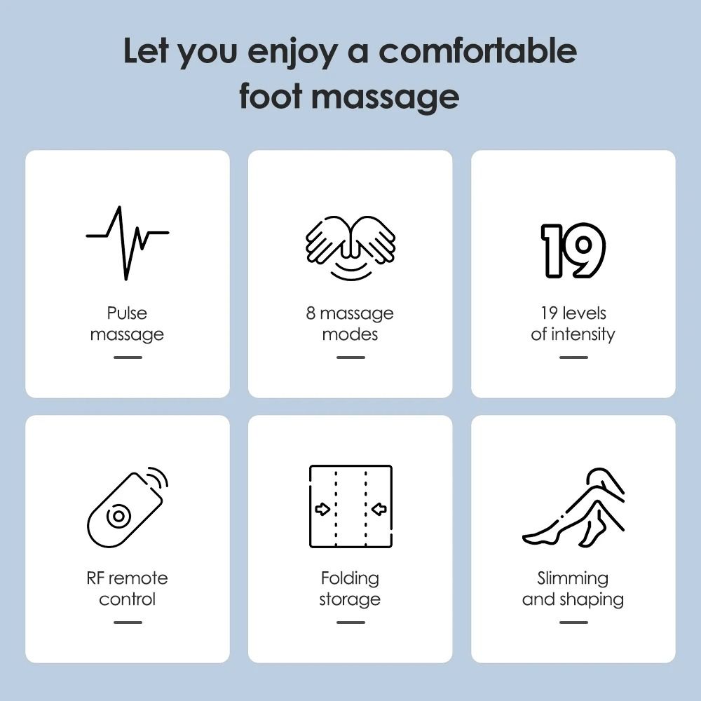 EMS Foot Massage Mat With Multiple Modes Levels 5