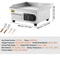 Electric Countertop Teppanyaki Grill Flat Top Griddle 14 18 22 Inch 6