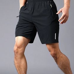 lightweight quick dry fitness shorts for men with breathable design