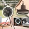 Rechargeable Camping Fan With LED Light And Power Bank Function 1