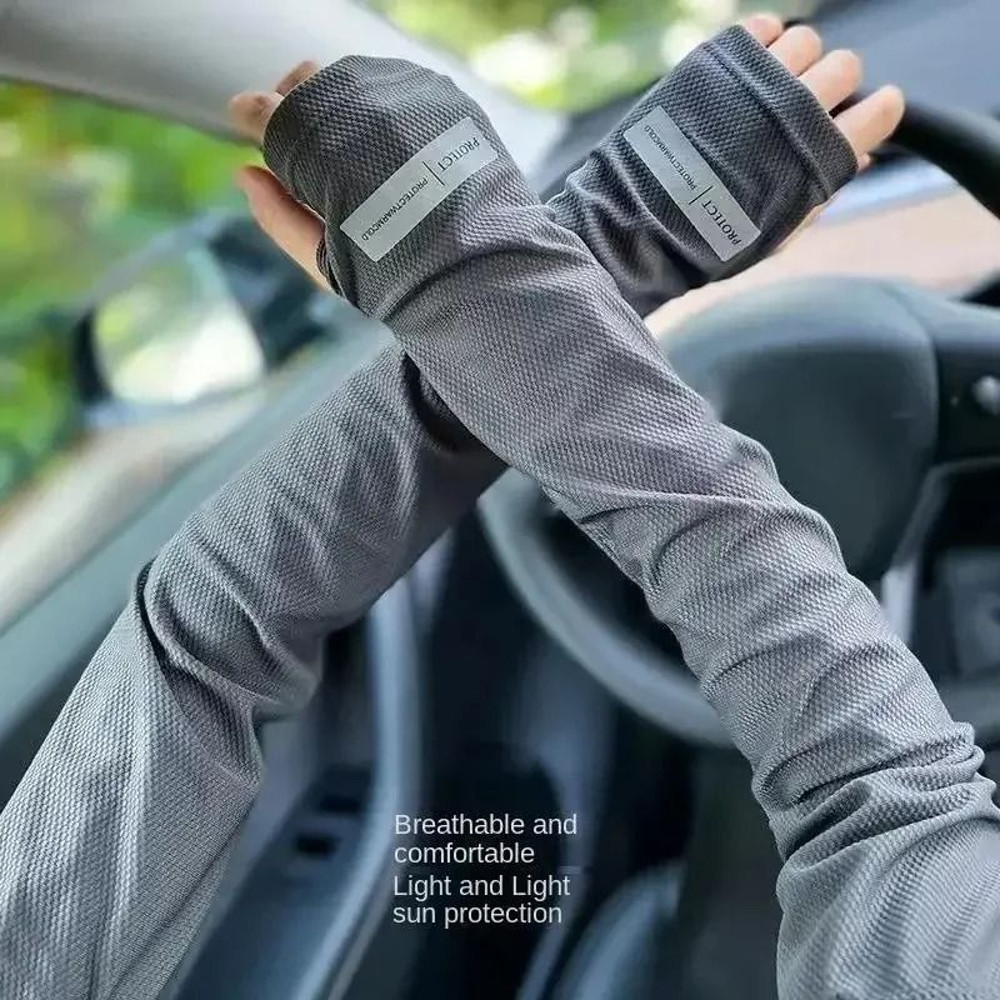 Oversized Ice Sleeves With UV Protection For Men Summer Outdoor Wear 0