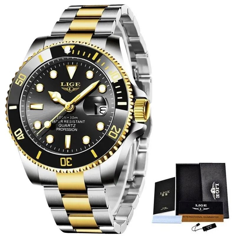 Luxury Diver Watch 30 ATM Waterproof With Date Display 9