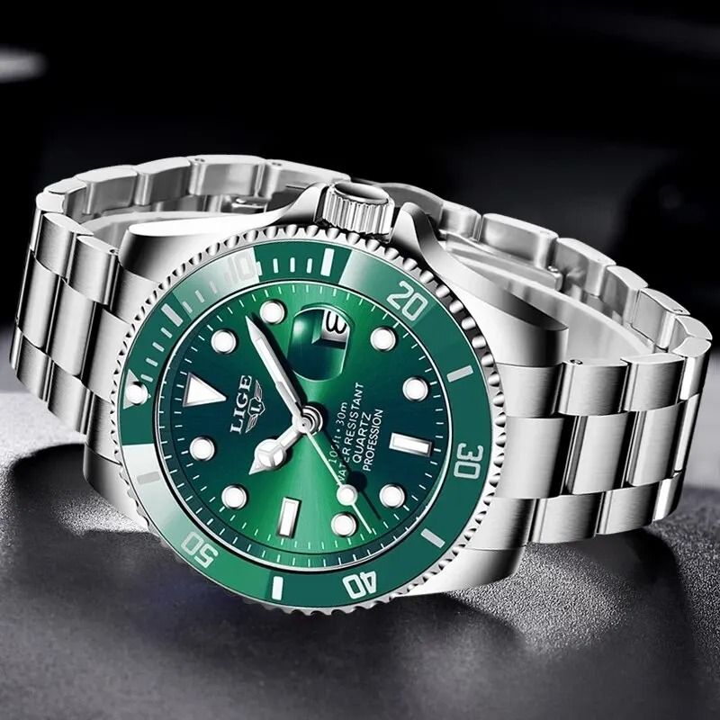 Luxury Diver Watch 30 ATM Waterproof With Date Display 2