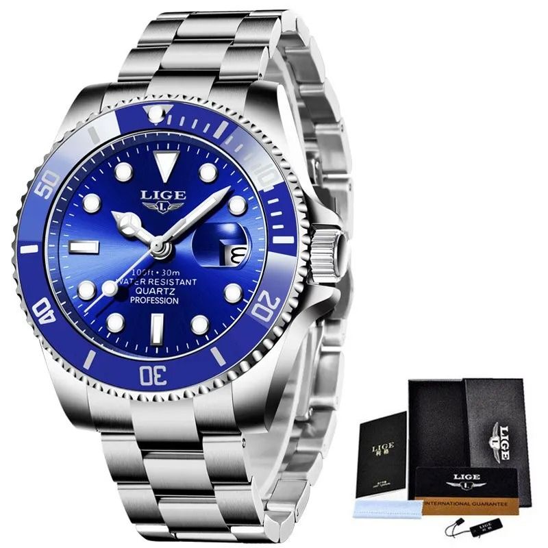 Luxury Diver Watch 30 ATM Waterproof With Date Display 5
