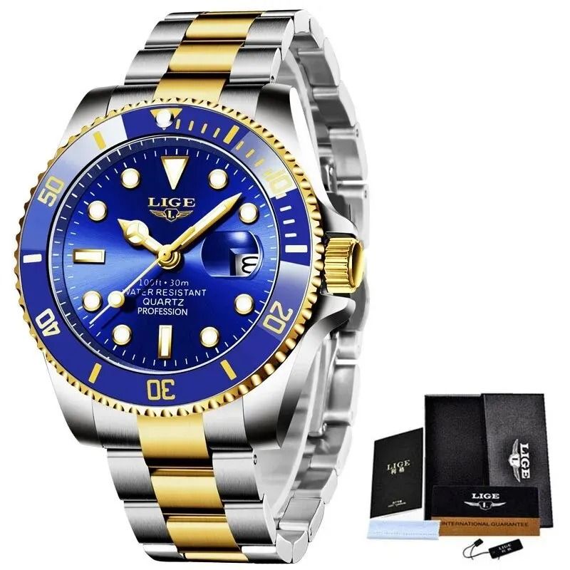 Luxury Diver Watch 30 ATM Waterproof With Date Display 8