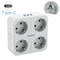 EU Power Strip With USB And AC Outlets 9