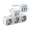 EU Power Strip With USB And AC Outlets 10