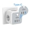 EU Power Strip With USB And AC Outlets 15