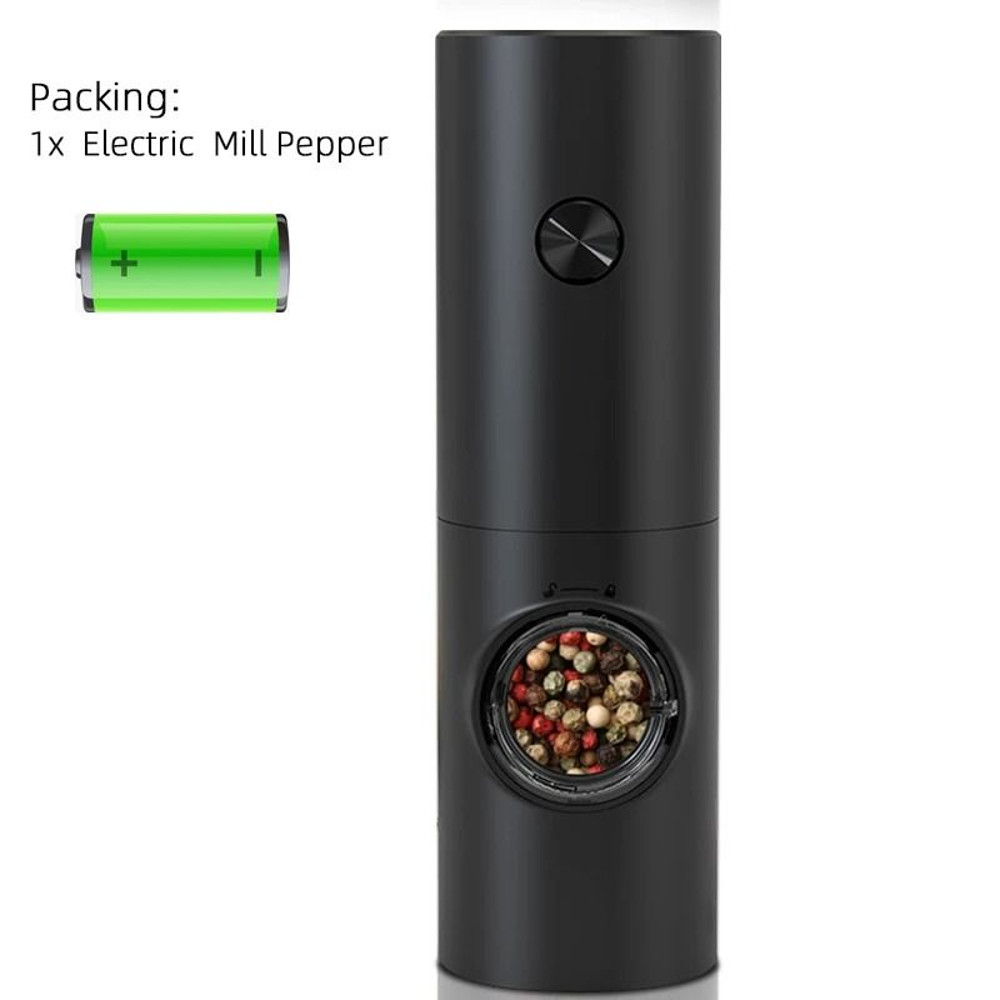 Electric Automatic Salt Pepper Grinder With LED Light And Adjustable Coarseness 6