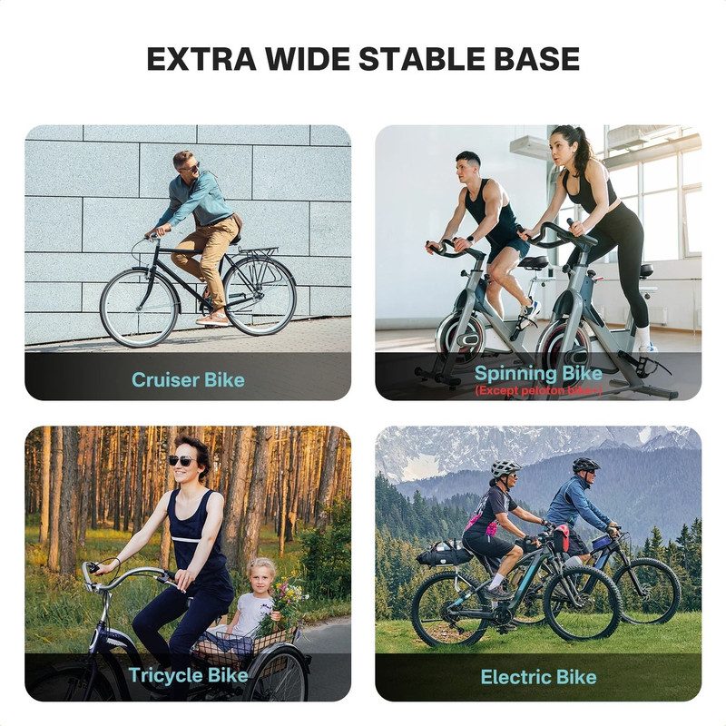 Noseless Oversized Bike Seat Cushion For Indoor Outdoor Cycling 0