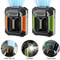 Portable Waist Clip Fan With USB Rechargeable Power Bank And LED Light 0